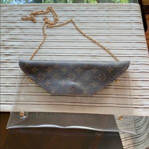 Repurposed lv clear bag